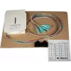 EFB forkonfektioneret splejsekassette med farvekodede LC-pigtails OM5 12 fibre