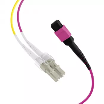 EFB ELEKTRONIK MPO-PLUS(F)-LC trunkkabel OM4 8 fibre type B LSZH erikaviolet 3m