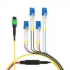 EFB ELEKTRONIK MPO-PLUS/APC(F)-LC trunkkabel OS2 8 fibre type B LSZH gul 3m
