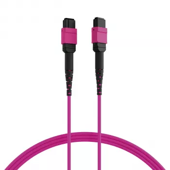 EFB ELEKTRONIK MPO-PLUS(F)-MPO-PLUS(F) patchkabel OM4 12 fibre type B LSZH erikaviolet 5m