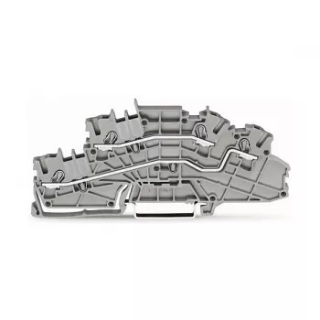 WAGO 2003-6642 Gennemgangsklemme, TOPJOB® S, 2-leder, 4 mm², grå, 800 V, 24 A