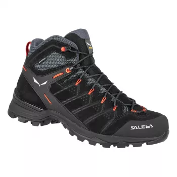 SALEWA Alp Mate Mid WP vandrestøvler Black Out/Fluo Orange UK 11 (EU 46)