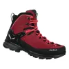 SALEWA Dame-Slides Red Dahlia Black UK 5,5 (EU 38,5)