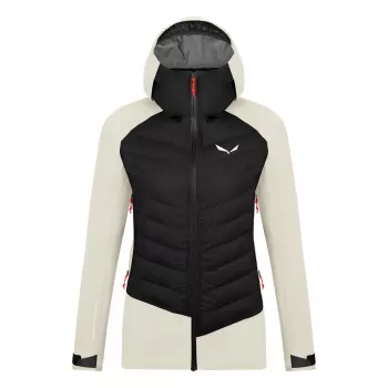 Dame hybridjakke Salewa Sella PTX 3L Oatmeal