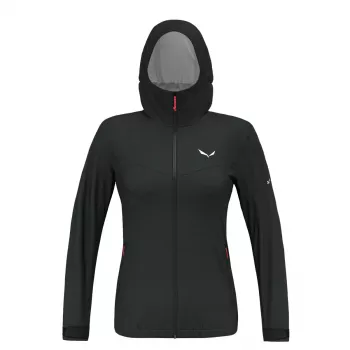 Dame Jakke Salewa Puez Aqua 4 - Black Out