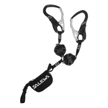 SALEWA Ergo Lanyard zip-black udtrækkelig snor