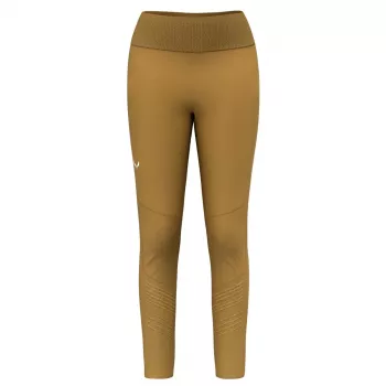 Salewa Pedroc Dry Resp Hybrid tights til kvinder - Golden Brown, XS/S