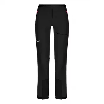 Dames Touringbukser Salewa Sella DST, Størrelse XS, Black Out