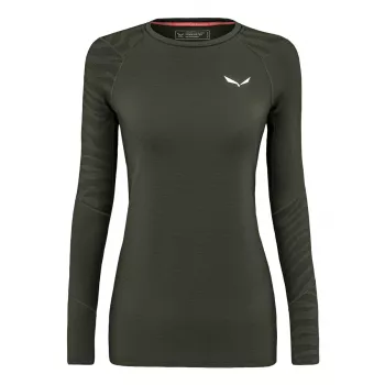 Termotop til kvinder Salewa Cristallo - Dark Olive