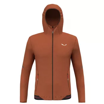Salewa Pedroc PL Jakke med hætte - Bombay Brown