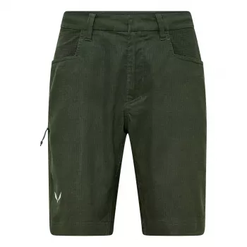 Salewa Agner Hemp Ripstop Shorts - Dark Olive - størrelse XL
