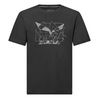 SALEWA T-shirt Eagle Geo Black Out (M)