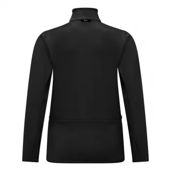SALEWA Puez Cammino dame full-zip hoodie Black Out størrelse 36 (S)