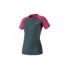 SALEWA Damer Dynafit Alpine Pro S/S Tee løbetrøje - Magenta, Størrelse XS