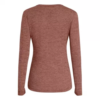 SALEWA Puez Melange Dry Long Sleeve Tee Damer Pink S
