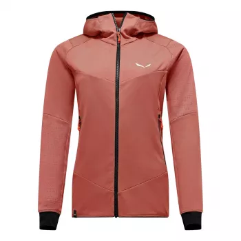 Salewa Sella Crevasse HD Jacket Damer - Desert Pink - M