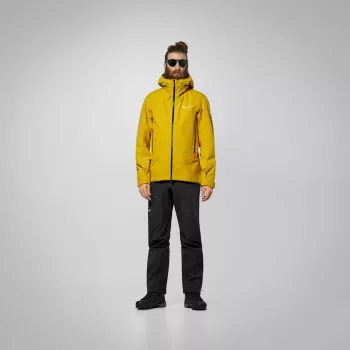 SALEWA Ortles GTX 3L Jacket Herre Golden Brown EU 48 M