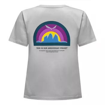 Salewa Eagle Anniversary T-shirt - Optical White - størrelse L