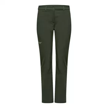 Salewa Puez Dolomia 2 bukser dame softshellbukser - Dark Olive, størrelse S
