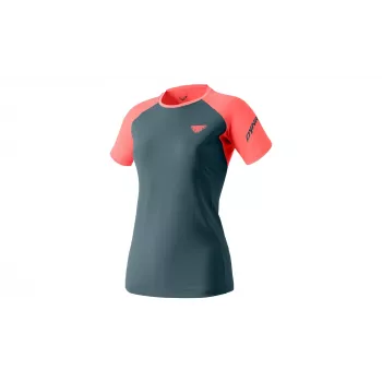 SALEWA Dame Dynafit Alpine Pro S/S Tee - Cinder/Cinder, Størrelse XS