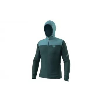 Dynafit Traverse Thermal Hættetrøje, Smoke Blue, M