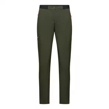 Salewa Pedroc 5 Dst Pant dame softshellbukser - Dark Olive, størrelse M