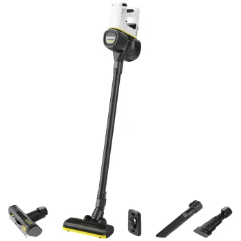 Kärcher VC 4 Cordless myHome Pet 2-i-1 stavstøvsuger, poseløs, sort/hvid, 0,65 L