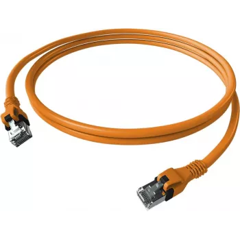 EasyLan saCon DualBoot-patchkabel S/FTP orange 5,00 m Cat.6A