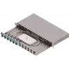 ZVK Easylan fiberoptisk splejsekabinet Basic 1HE 6x SC-Duplex Standard OM3