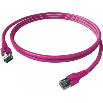 EasyLan FlexBoot Cat.6A S/FTP-patchkabel, violet, 3,0 m