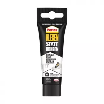 Pattex Universal Adhesive Glue Instead of Drilling Crystal Clear PKBC1 90g