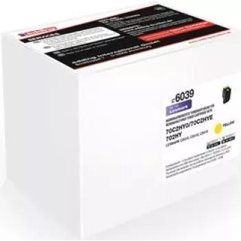 Edding EDD-6039 gul kompatibel tonerpatron erstatter Lexmark 70C2HY0