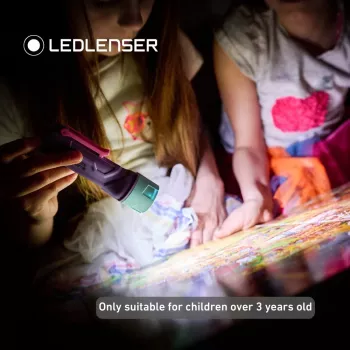 LEDLENSER Kidbeam4 børnelommelygte lilla