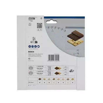 BOSCH POWERTOOLS PRO Wood akku-rundsavklinge 165 mm (2-pak)