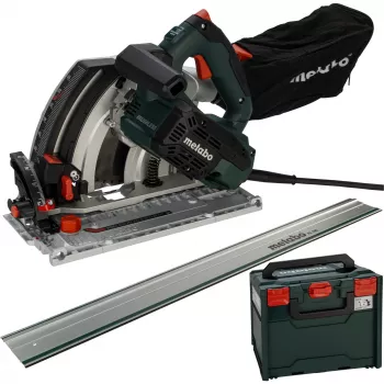 Metabo KT 66 BL + FS 160 rundsav 1200W børsteløs med styreskinne