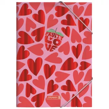 BRUNNEN Fruity Love Collection mappe A4 pink/rød, 1 stk (1041604522)