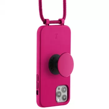 Just Elegance PopGrip cover til Apple iPhone 12 / iPhone 12 Pro 6,1 inch - Orchid Flower pink (30090)