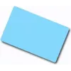 ARTDEV Blank PVC-kort – 86 x 54 mm 30 mil 0,76 mm lyseblå