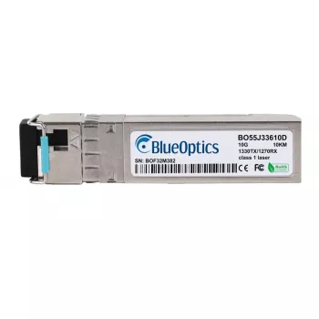 BlueOptics BO55J33610D Kompatibel Ruckus 10G-SFPP-BXD-S-RU SFP+ Bidi-transceiver, LC Simplex, 10GBASE-BX, 10 km, Single-Mode-fiber