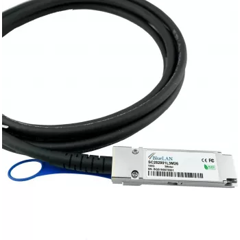 BlueOptics Lenovo ASQW-kompatibel BlueLAN Direct Attach Cable (DAC) QSFP28 100GBASE-CR4 InfiniBand EDR 30AWG 1 meter