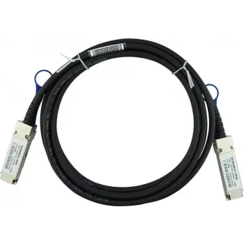 BlueOptics-kompatibelt Legrand QSFP100GPDAC3M-LEG BlueLAN SC282801L3M26 QSFP28 Direct Attach-kabel, 100GBASE-CR4, Infiniband EDR, 26AWG, 3 meter (QSFP100GPDAC3M-LEG-BL)
