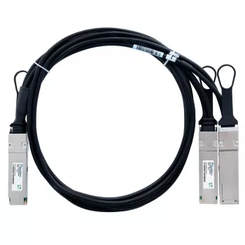 BlueOptics Lenovo 4Z57A11477-kompatibel BlueLAN QSFP56 Breakout Direct Attach Cable (DAC) - passiv 200G til 2x100G twinaksial kobber, QSFP56 til 2xQSFP56, til rack- og tilstødende rackforbindelser