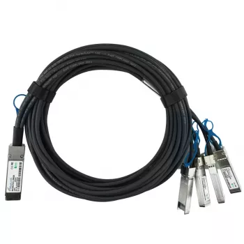 BlueOptics NVIDIA 980-9I48B-00C002 BlueLAN passivt 100GBASE-CR4 QSFP28 til 4x25GBASE-CR SFP28 Direct Attach breakout-kabel, 2 m