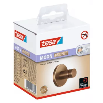 TESA MOON BRONZE håndklædekrog klæbende metal 6 kg