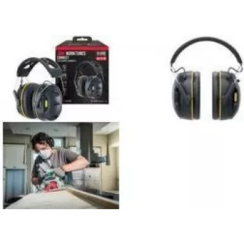3M WorkTunes Connect 90563E høreværn med Bluetooth, sort/gul