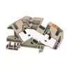 Weidmüller AITB 16 BB 2C installationsrækkeklemme, skrueforbindelse, DIN-skinne, 500V, 76A, 0,5-16 mm², mørkbeige