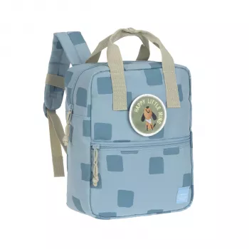 Lassig mini square backpack Pattern Party Blue
