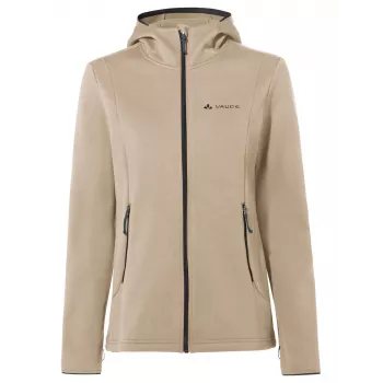 Vaude Idris Fleece Hoody dame Linen størrelse M