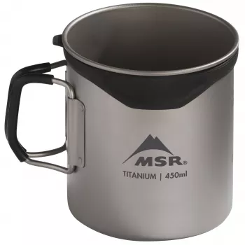 MSR Titan Cup 450ml - ultralet titanium campingkrus