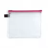 Foldersys B6 zipper-pose transparent PVC dokumentmappe